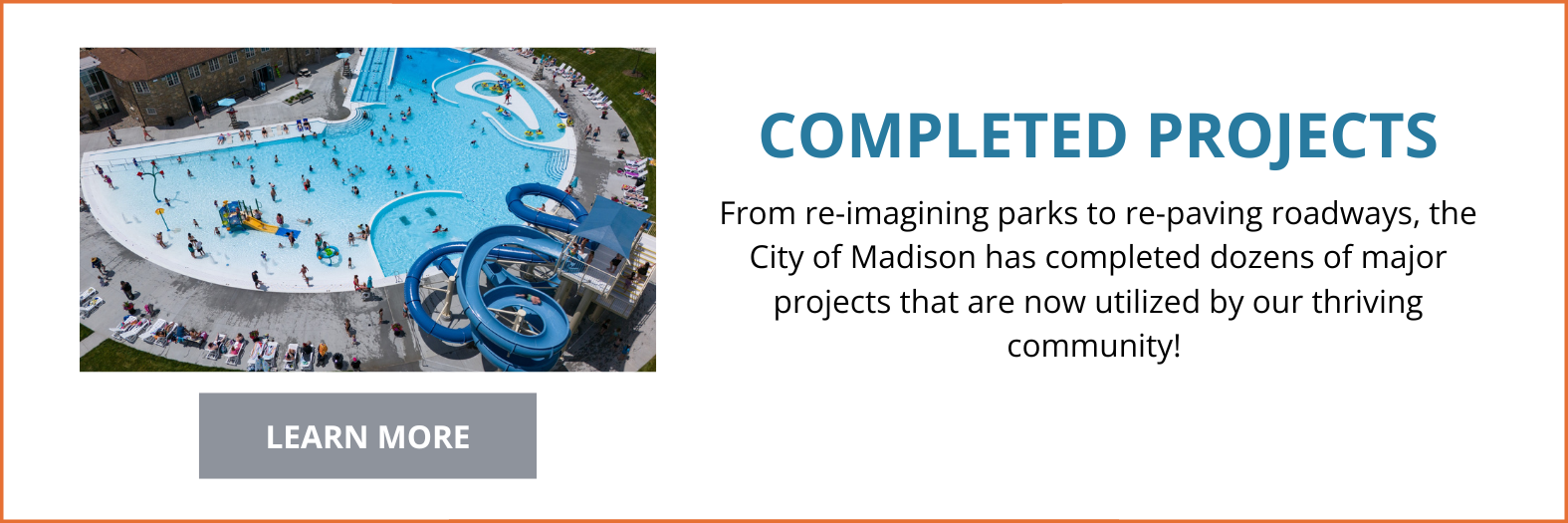 completed projects button