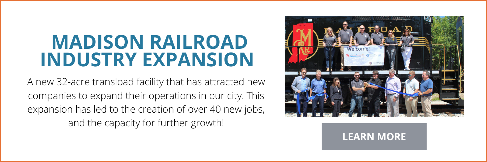 Madison Railroad Industry Expansion project button (links to page)