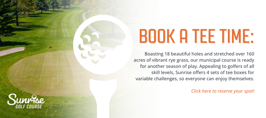 Sunrise Golf Course Webpage Button