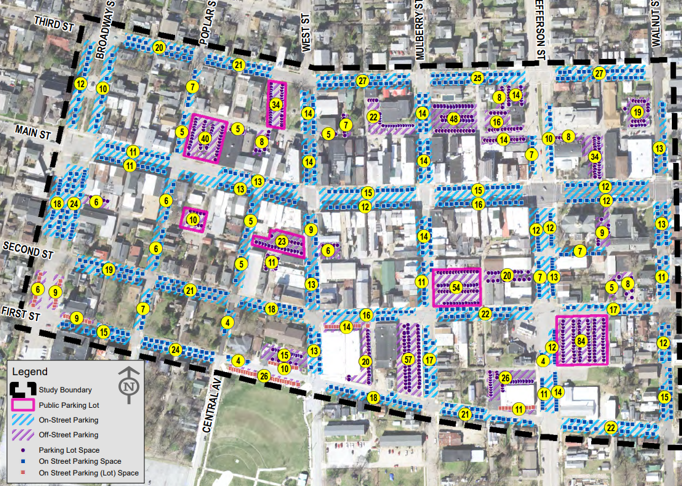 parking study map